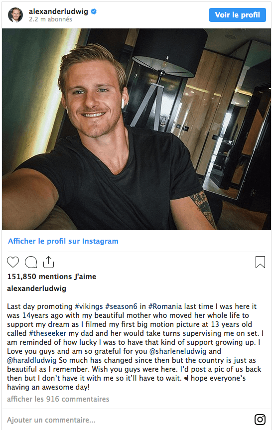 L'acteur canadien Alexander Ludwig