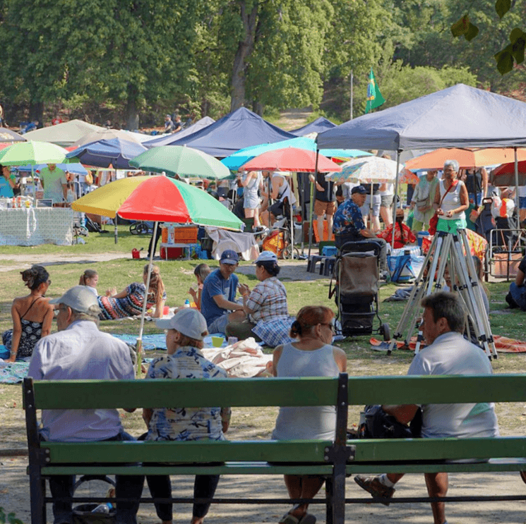Le parc preussenpark à Berlin