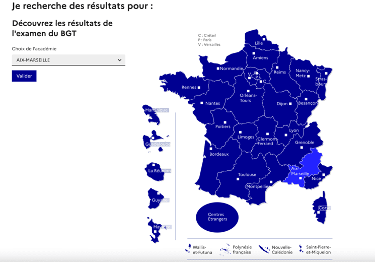 les résultats du baccalauréat en 2024