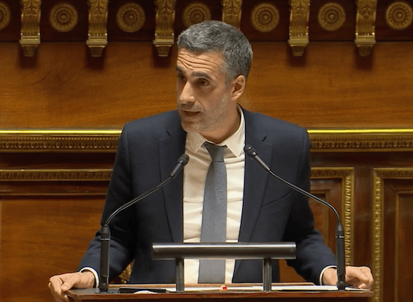 Yan Chantrel au Sénat en novembre 2023