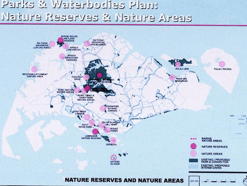 réserves naturelles singapour