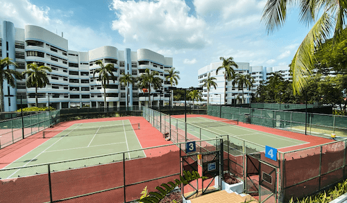 terrains de tennis à Singapour