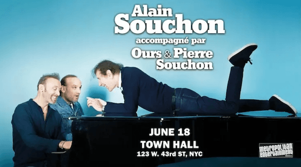 Concert Alain souchon à New york en 2025