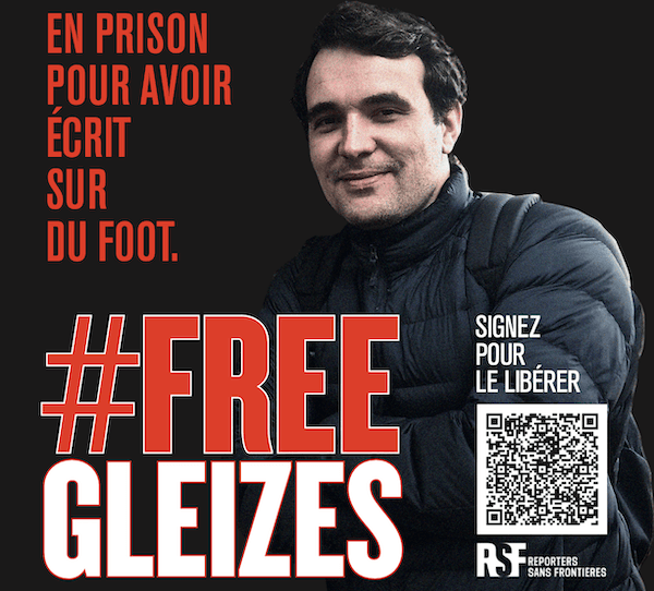 Une petition pour la libération de Christophe Gleizes en Algérie