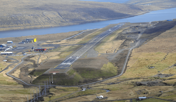 La piste de l’aéroport de Vagar