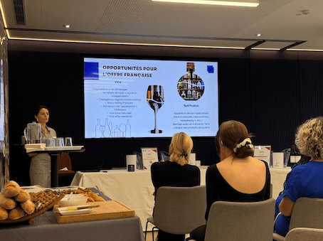 Présentation de la Team France Export lors de Tastin’France 2025. Crédit photo: FCCS