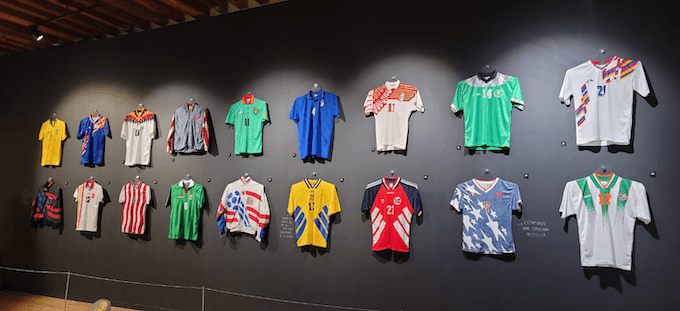 Maillots des sélections de la Coupe du monde 1994 aux États-Unis