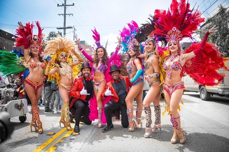 Des danseurs au Carnaval de Rio