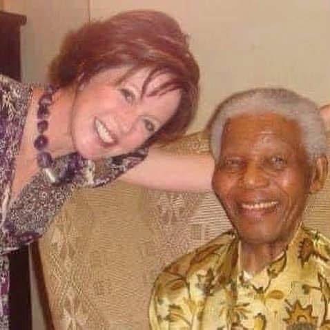 Carolyn Steyn et Nelson Mandela