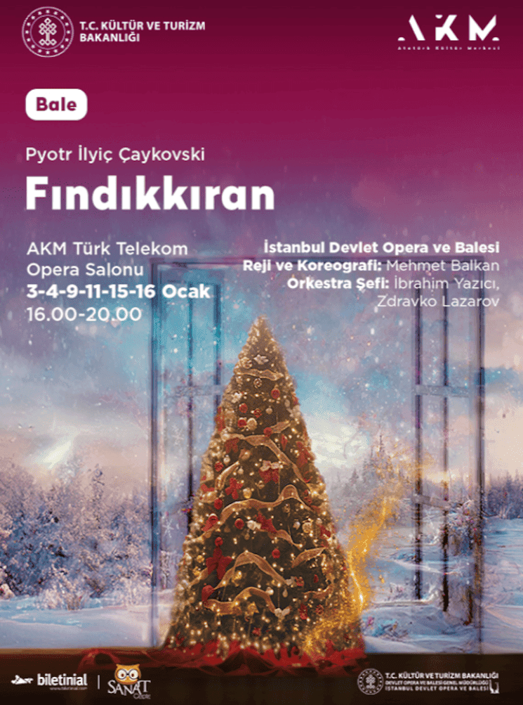 Affiche Ballet Casse-Noisette de AKM