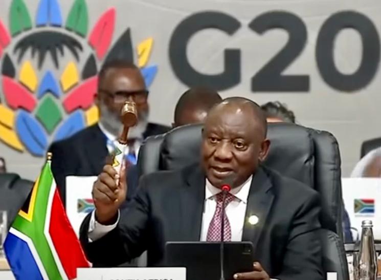 Le Président Cyril Ramaphosa clôture le G20 de Johannesburg