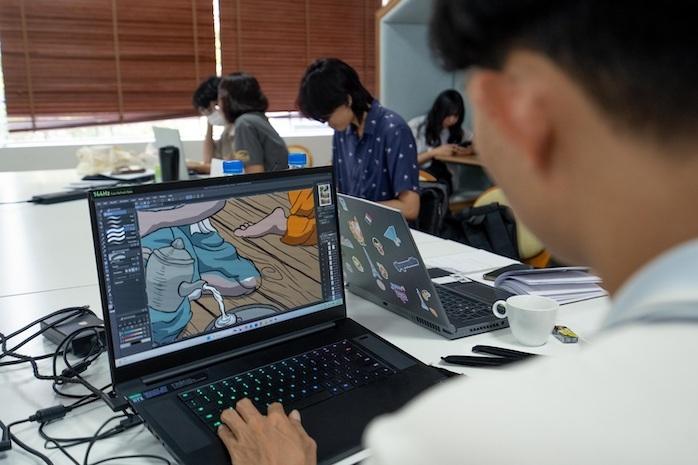 Chakto Graphic Novel - Working on Projects.jpg