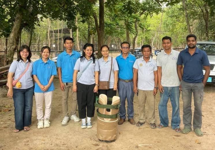 Chhouk, l'éléphant cambodgien reçoit une nouvelle
