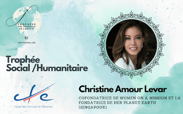 Christine Amour Levar, finaliste des trophées ASEAN