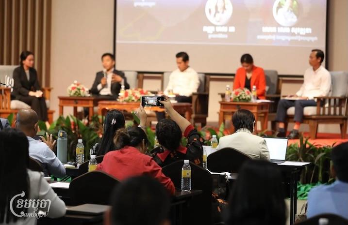 World Press Freedom Day at a hotel in Phnom Penh on May 2, 2025.