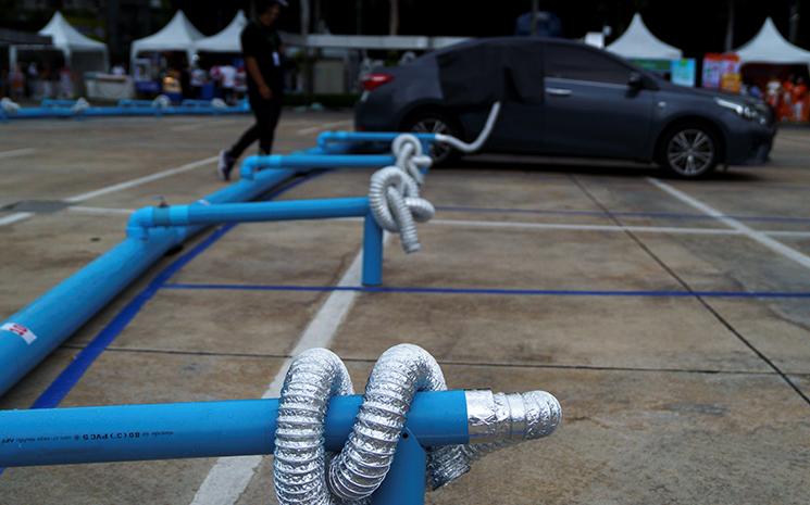 Premier cinema drive-in avec air conditionne en Thailande