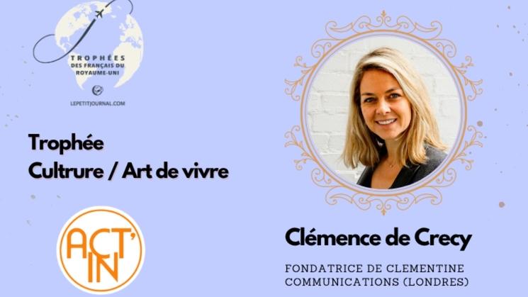 Trophée Culture Art de vivre finalistes 2026 clémence de crecy
