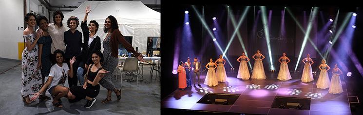 Les huit candidates à l'élection de Miss Nouvelle-Calédonie 2021