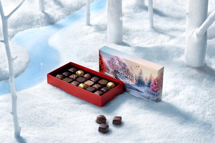 Publicité chocolats Cluizel