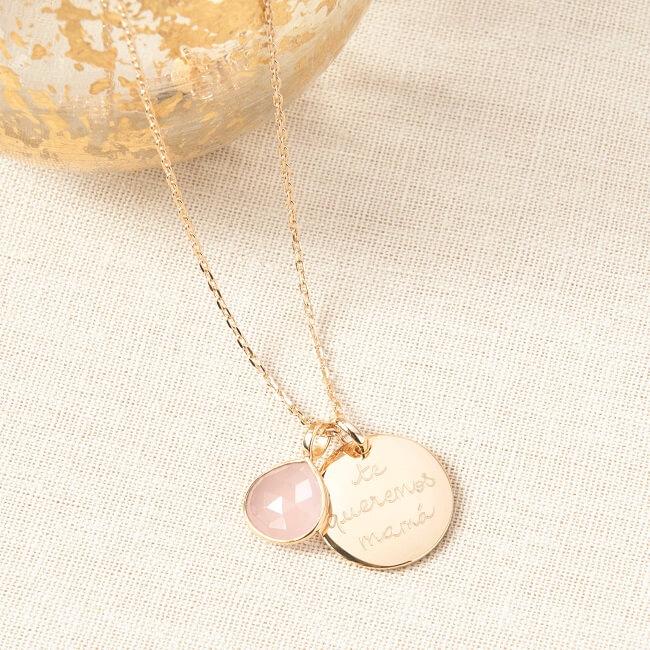 Collier personnalisé avec pierre fine – dès 119€