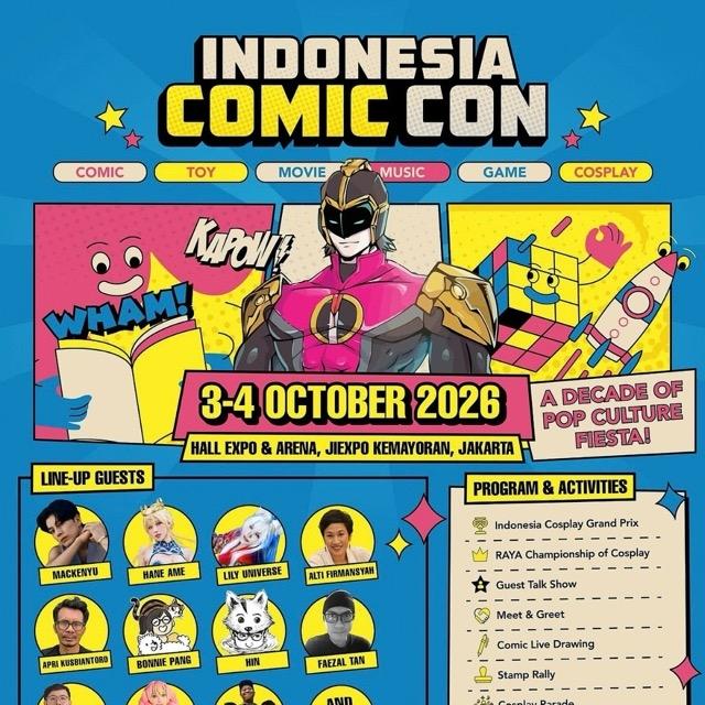 Affiche Indo Comic Con Jakarta 2026