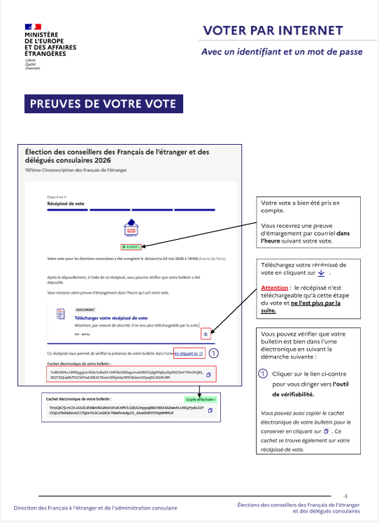 Election des conseillers des Français à l'Étranger : comment voter par internet 4