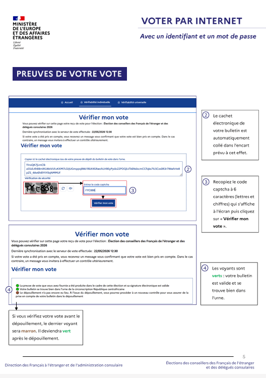 Election des conseillers des Français à l'Étranger : comment voter par internet 5