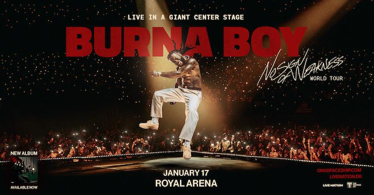 Burna Boy en concert au Royal Arena Copenhague