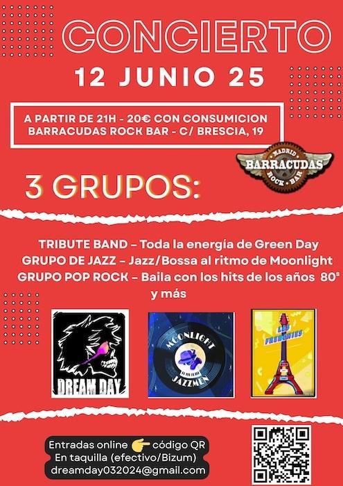 affiche des concerts de rock à madrid