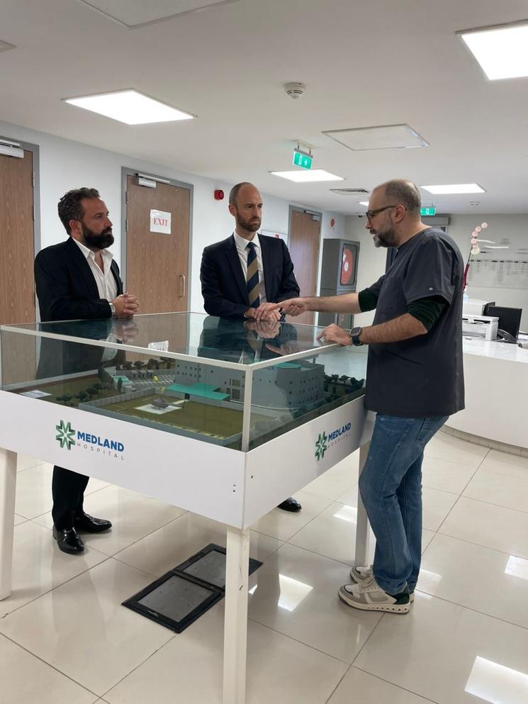 Visite d'un hôpital en Zambie