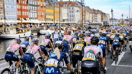 Course de vélo dans Copenhague juin 2025