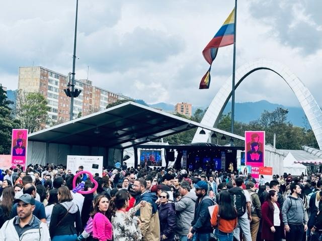 Foire internationale du livre à Bogota au centre d'exposition Corferias