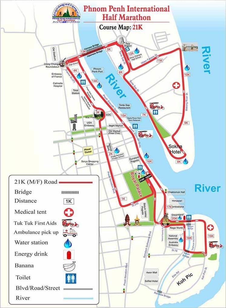 Semi marathon Phnom penh