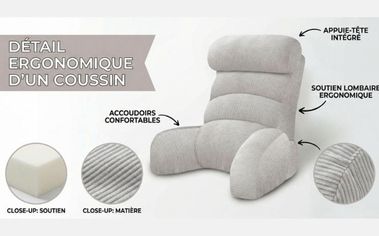 Coussin de lecture