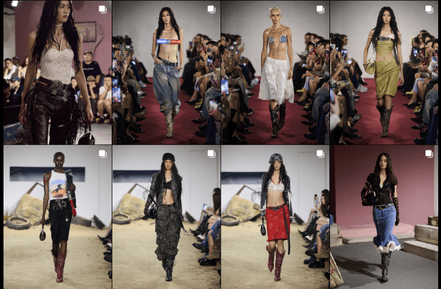 Défilé Mark Gong Printemps Ete 2026 SHFW (instagram de Mark Gong)