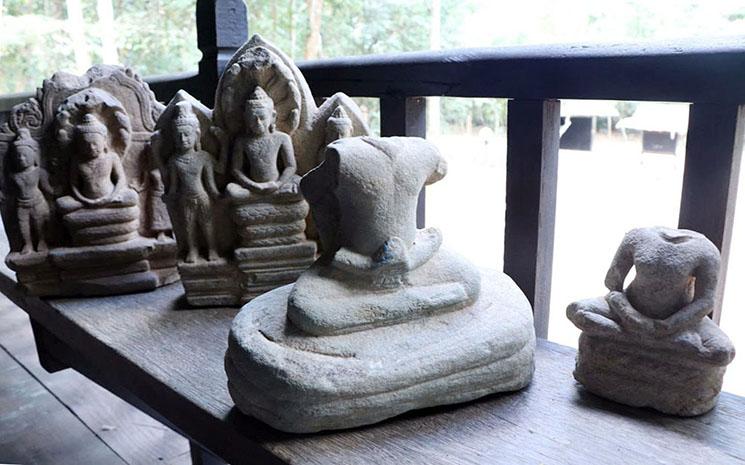 D’anciennes statues mises au jour au temple de Ta Prohm