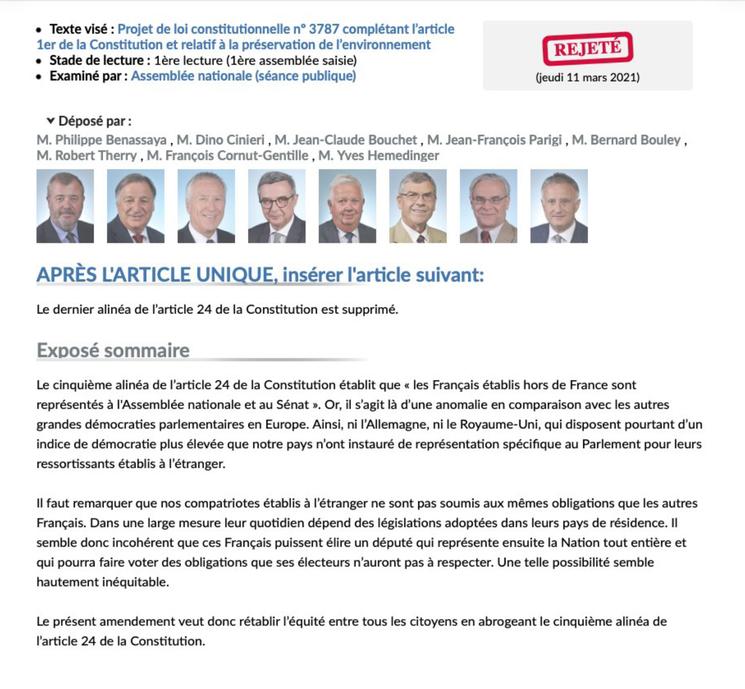 Députés des français de l’étranger