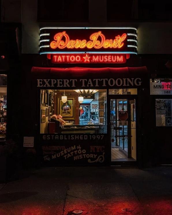 Le Daredevil Tattoo Museum, l'un des musées insolites de New York