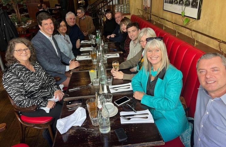 Déjeuner avec Florian Cardianux et le comité officiel