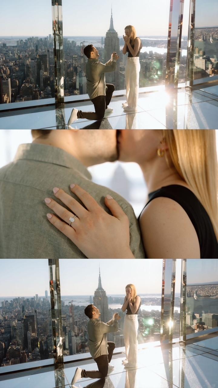 demande en mariage à l'observatoire Summit