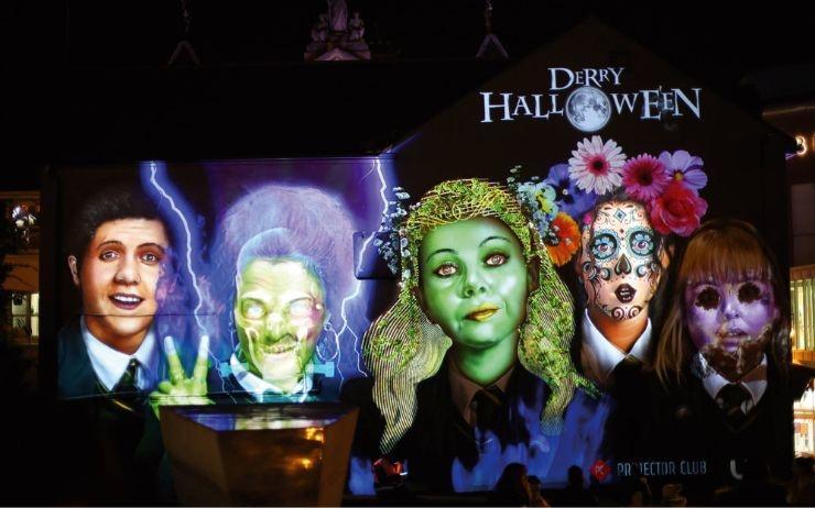 Derry Girls Mural Halloween lead