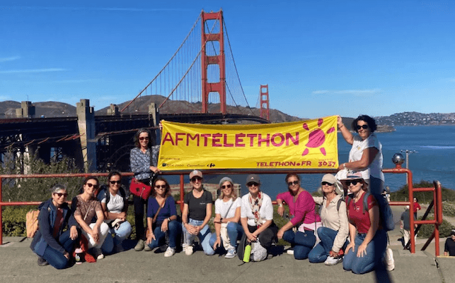 nitiative pour soutenir le Téléthon édition 2024 à San Francisco, crédit : AFM Téléthon