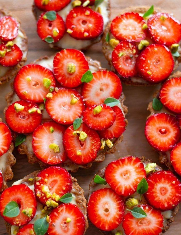 Tarte aux fraises vegane