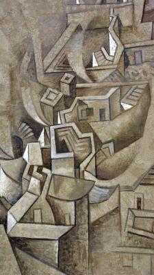 Houses in a Dry Landscape