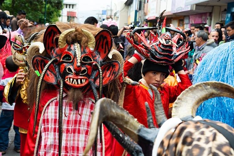 Le défilé de la Diablada de Píllaro