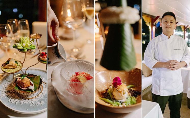 Diner-croisiere sur le bateau celeste de l'Anantara Chiang Mai