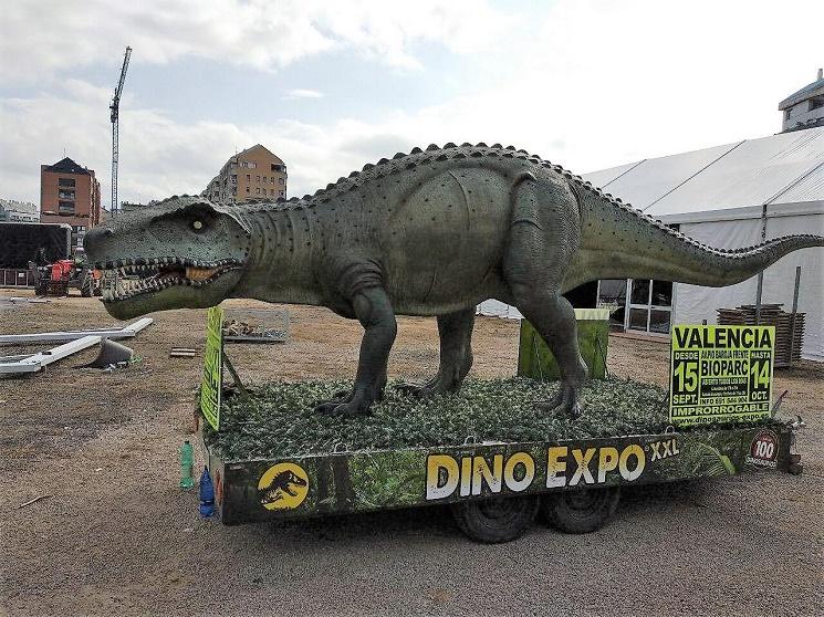 La Dino Expo XXL fait étape à Valencia