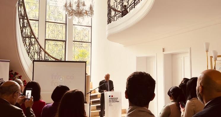 Discours sur le Label Colegio Francofono, Frédéric Doré, Ambassadeur de France en Colombie