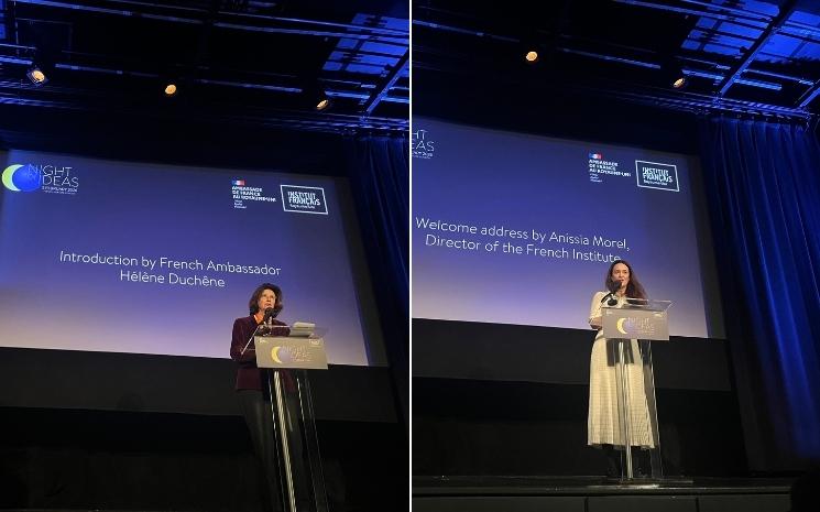 Disours helene duchene anissia morel.