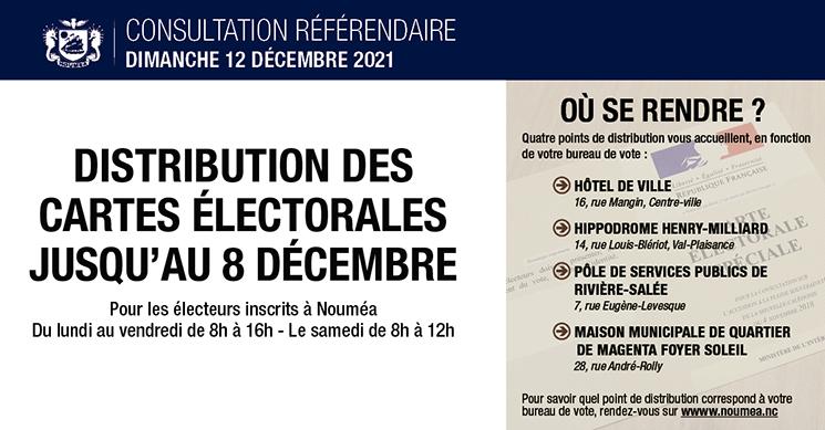 Ou retirer sa carte electorale pour le referendu en nouvelle calédonie